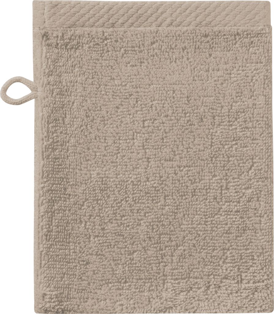 Seahorse Waschlappen Pure - 16 x 21 cm - Sand - 3 Stück
