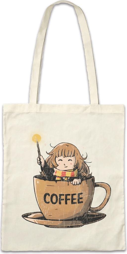 Urban Backwoods Cup Of Coffee, Stofftasche, Farbe: Beige