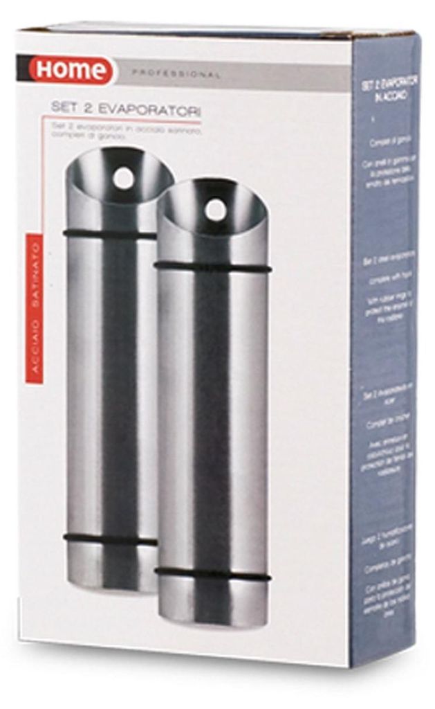 Set mit 2 Verdampfern aus satiniertem Edelstahl