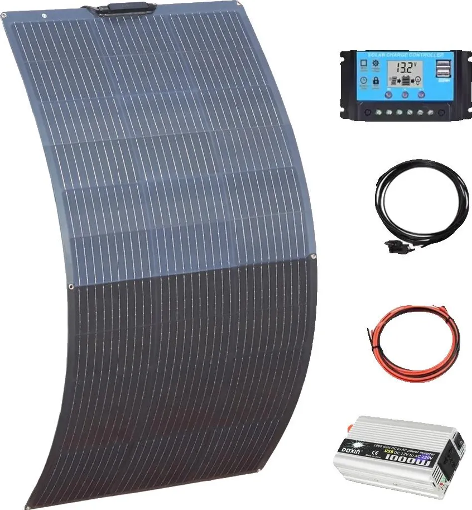 Panneau solaire pour camping-car et site isolé 150W 1000W 220V fiable