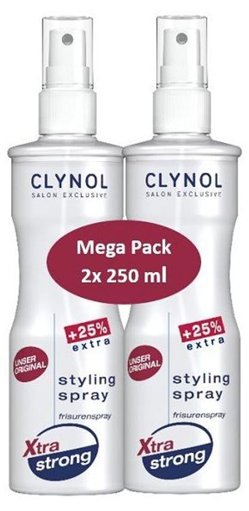 Clynol Styling Spray Xtra strong 2x250ml - XXL Produktbild 