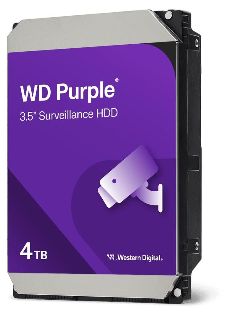 WD Purple Surveillance - Festplatte 4 TB 3.5″ SATA Immagine del prodotto 