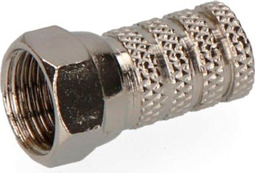 20 F-Stecker Männlich Parabolantenne Metall Hochwertig EDM