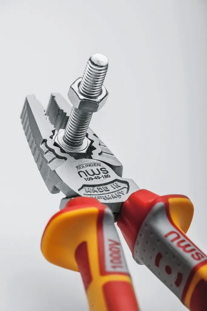 Pinza Combinata NWS 180mm CombiMax VDE | Qualità Solingen Originale - 7