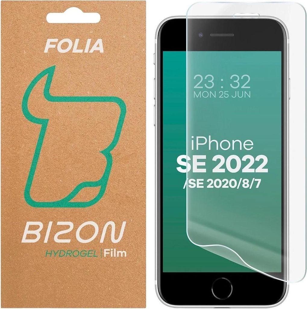 Bizon Glass Hydrogel Front Apple iPhone SE 2022 / 2020 / 8 / 7