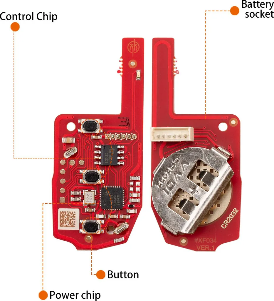 Télécommande sans fil MQB compacte à 3 touches pour programmation - 2