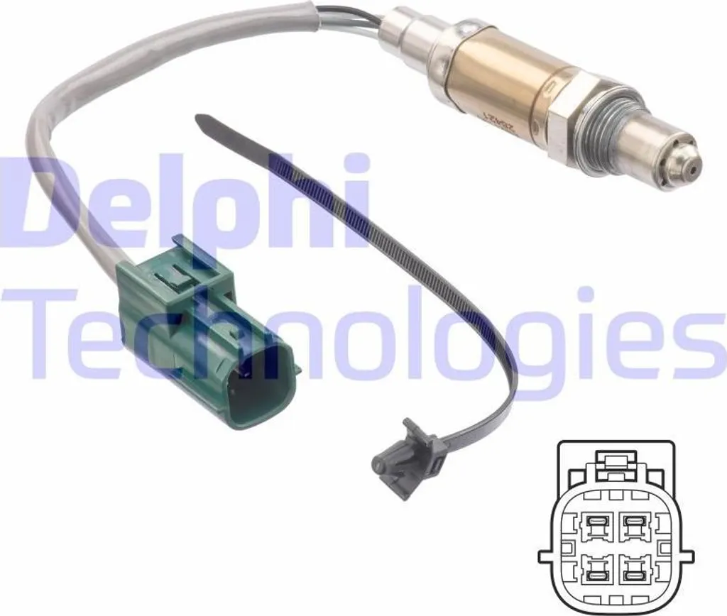 Capteur à Oxygène DELPHI ES21195-12B1 Sonde Lambda Nissan Micra