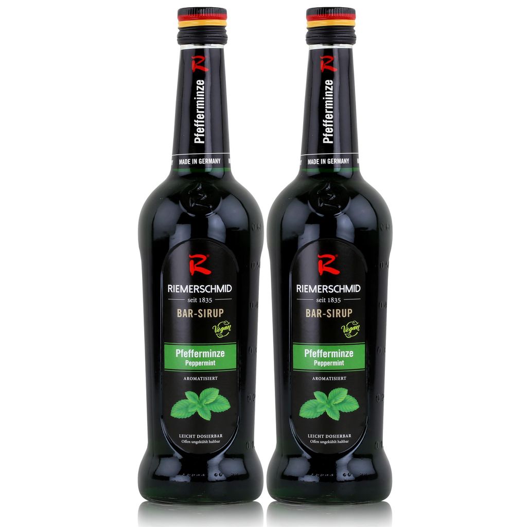 Riemerschmid Bar-Sirup Pfefferminze 0,7L - Cocktails Produktbild 