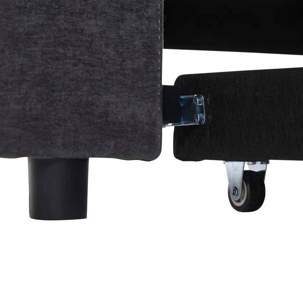 Canapé modulable avec tablette porte-boisson et chargeur USB intégré - 9