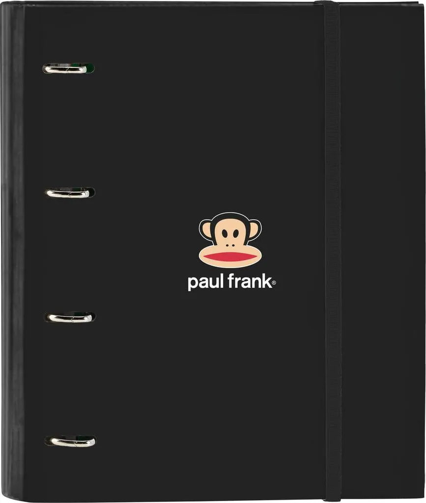 Reliure à anneaux Paul Frank Noir pour documents A4 et rangement scolaire