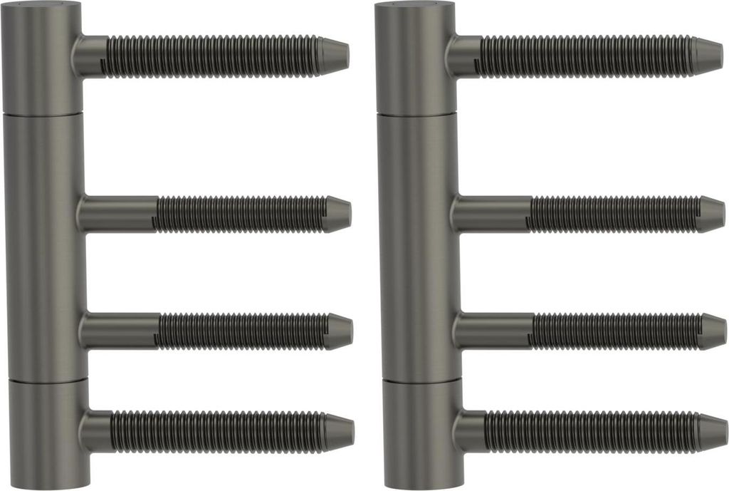 Coppia di maniglie AXUM 9300, in 3 parti, per ante in legno Immagine del prodotto 