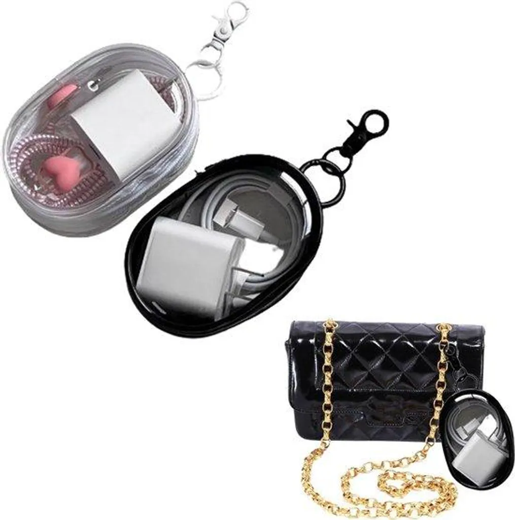 Organisateur de câbles et accessoires électroniques, format de voyage