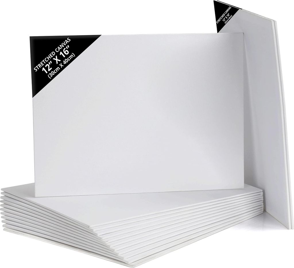 Belle Vous 14 Stk Leere Leinwände zum Bemalen – 30 x 40 cm Produktbild 
