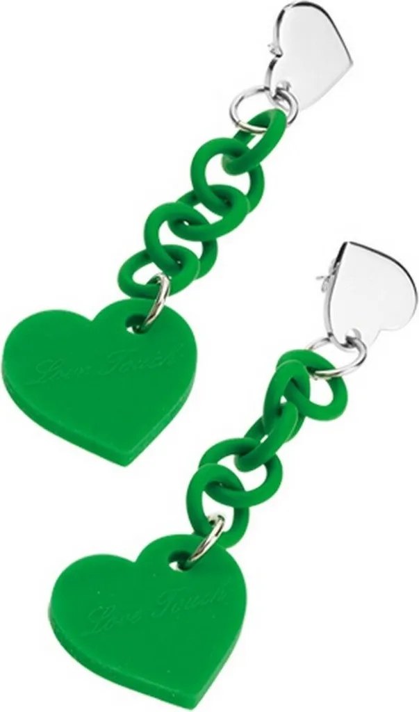 Boucles Zoppini Tiffany Vert Hypoallergéniques pour Oreilles Sensibles