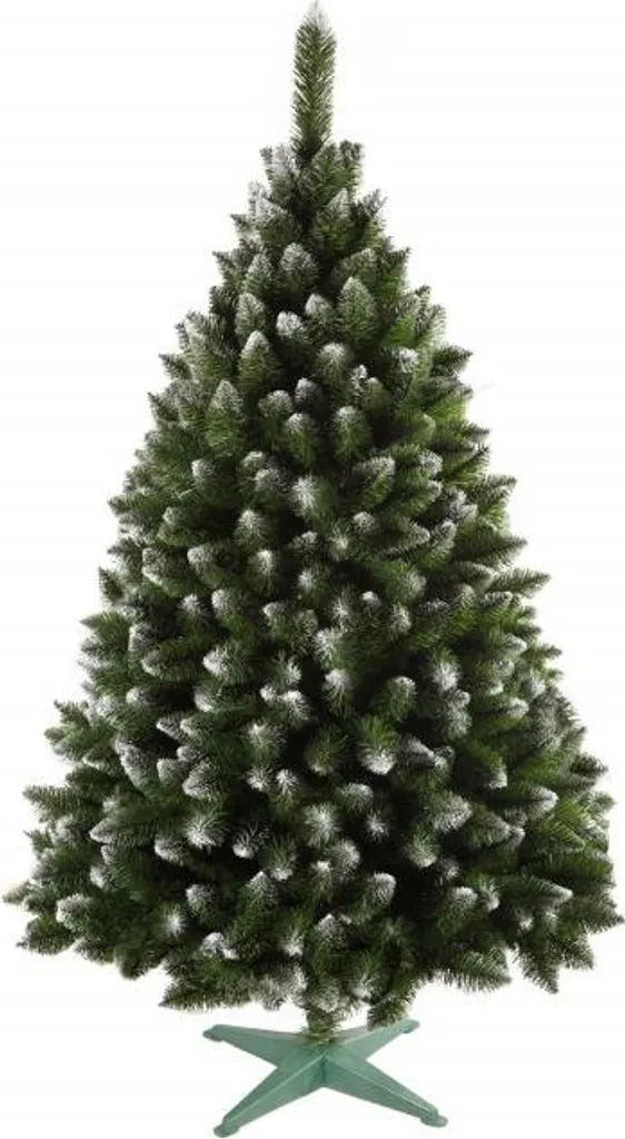 Sapin de Noël JEDLE 180 cm avec Pointes Blanches Effet Neige Nohel