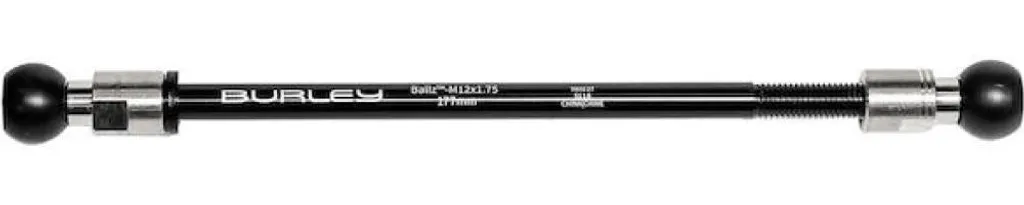 Axe de vélo pour remorque Burley Coho Ballz M12 x 1.75 en randonnée