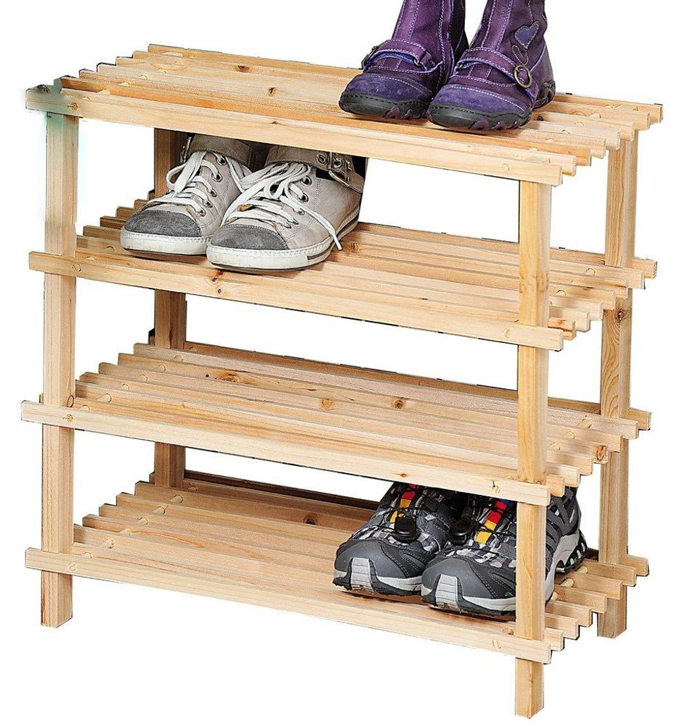 Kesper 69724, offen, Holz, Holz, 4 Regale, Produktbild 