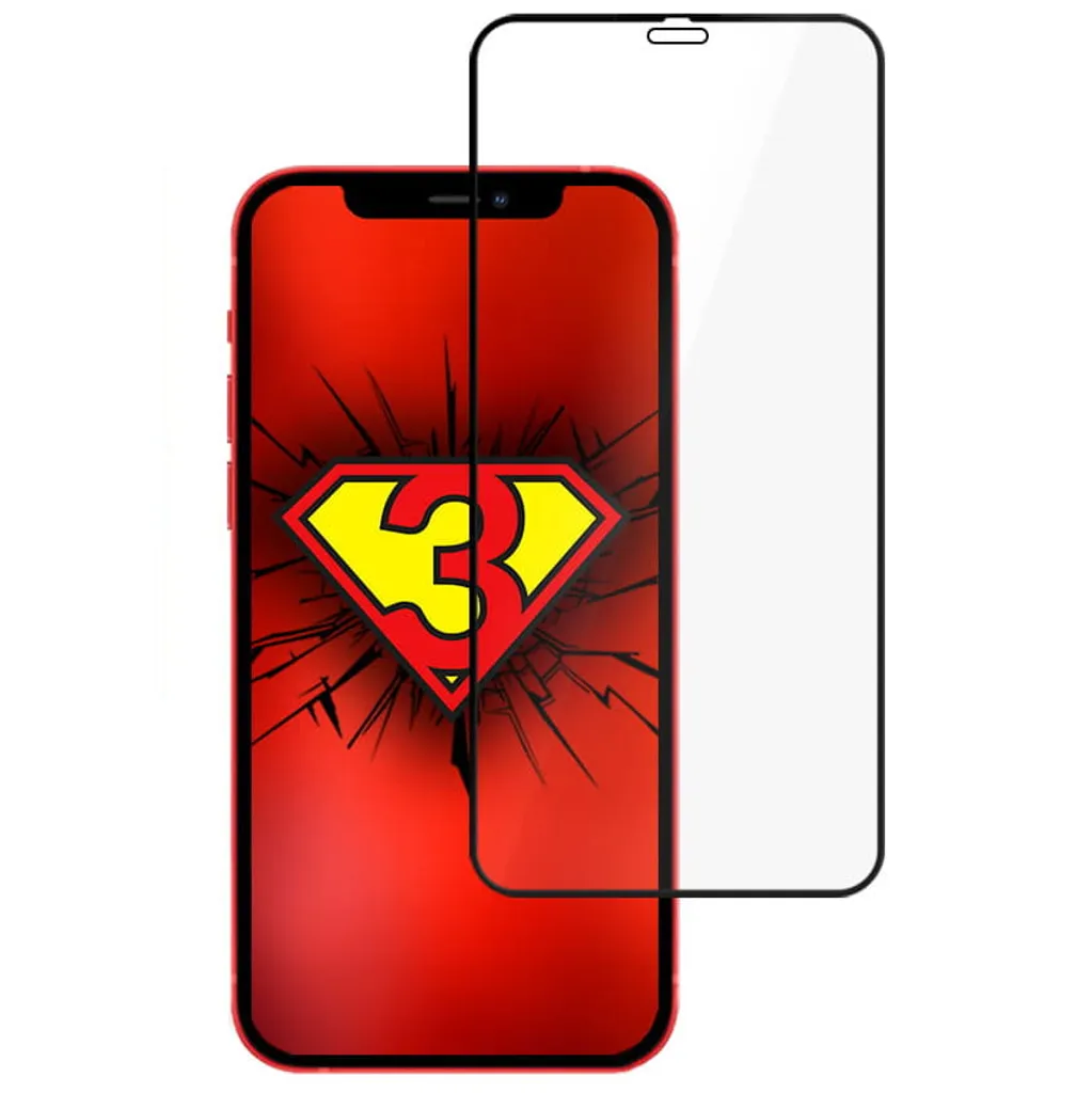 3mk NeoGlass Nero per iPhone 12 Pro Max: Protezione Display Infrangibile