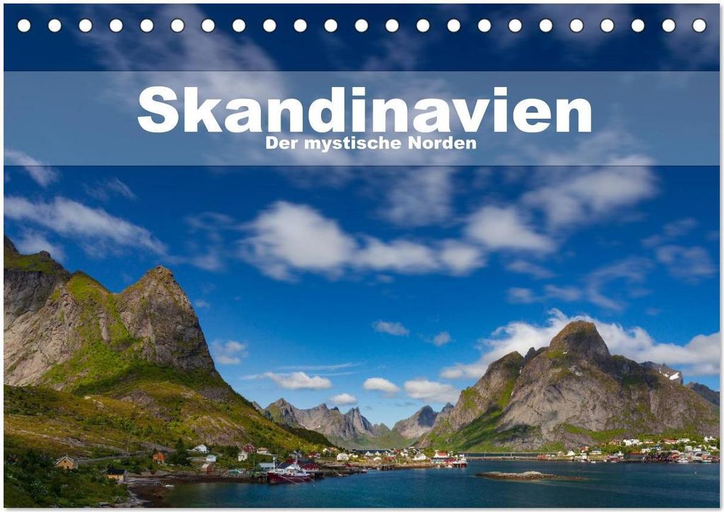 Skandinavien - Der mystische Norden (Tischkalender 2026 DIN A5 quer), CALVENDO Monatskalender