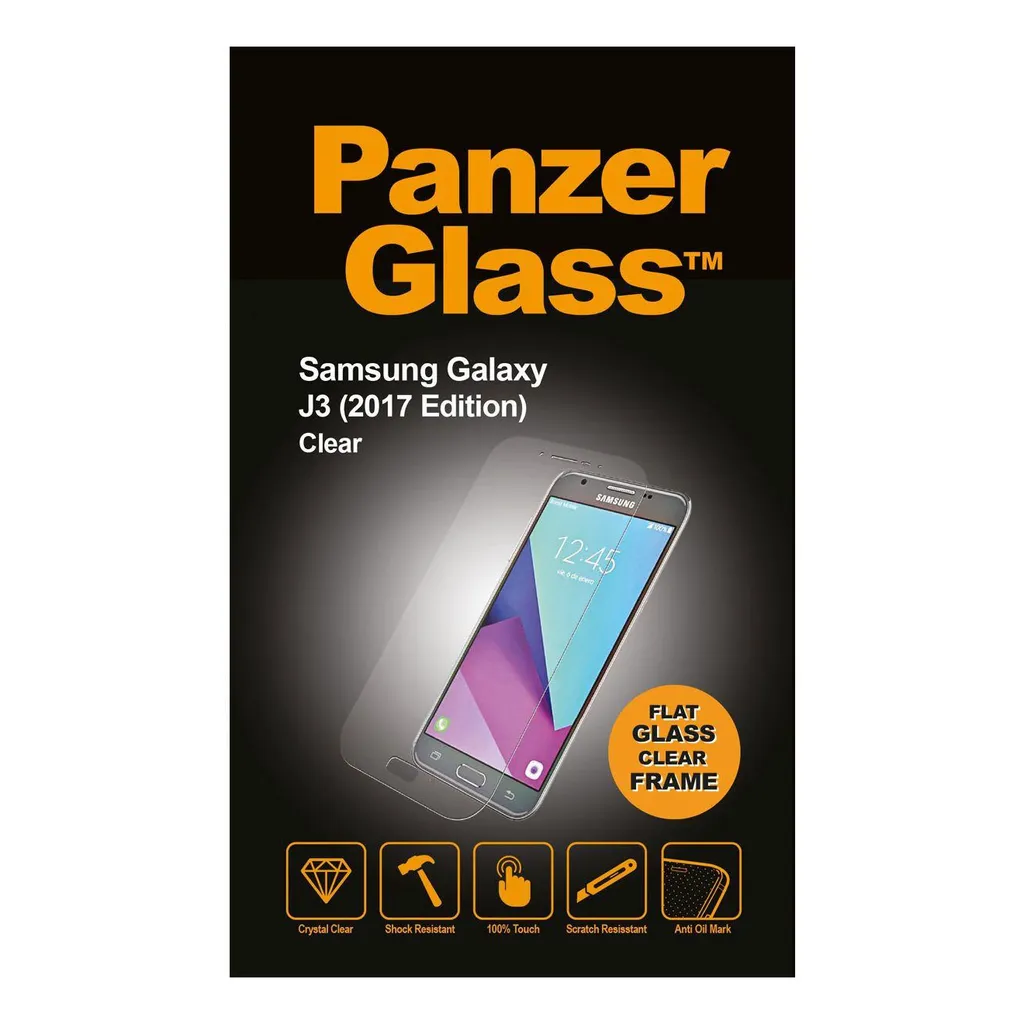 PanzerGlass Edge-to-Edge pour Samsung Galaxy J3 2017 - Verre Trempé Clair