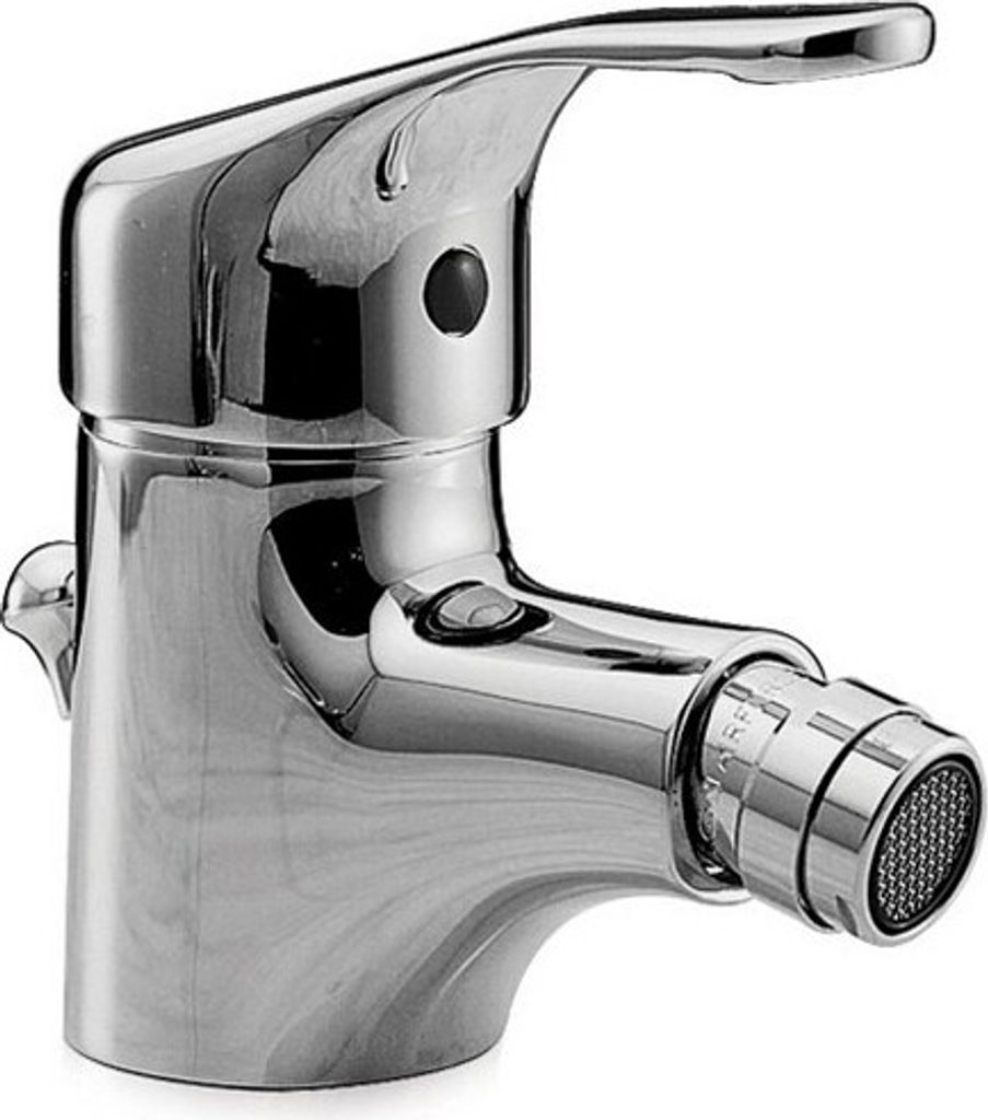 Demm Bidetmischer mit Ablaufgarnitur Kette und Verschlussstopfen chrom 3022E, 11304.002.C