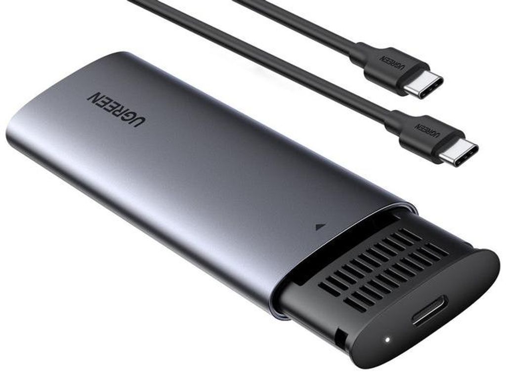 Ugreen 10902 Speichergehuse SSD-Gehuse Grau M.2
