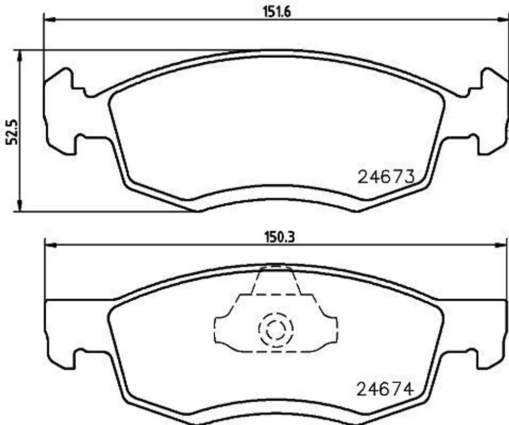 Plaquettes de frein HELLA silencieuses et durables pour Logan OE 6001549803