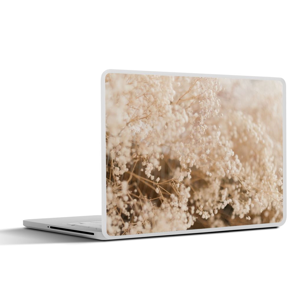 MuchoWow Laptop Aufkleber Sticker Cover Pampasgras - Pflanze - Natur 32.5x23.5 cm - Sticker für Laptop - Selbstklebend