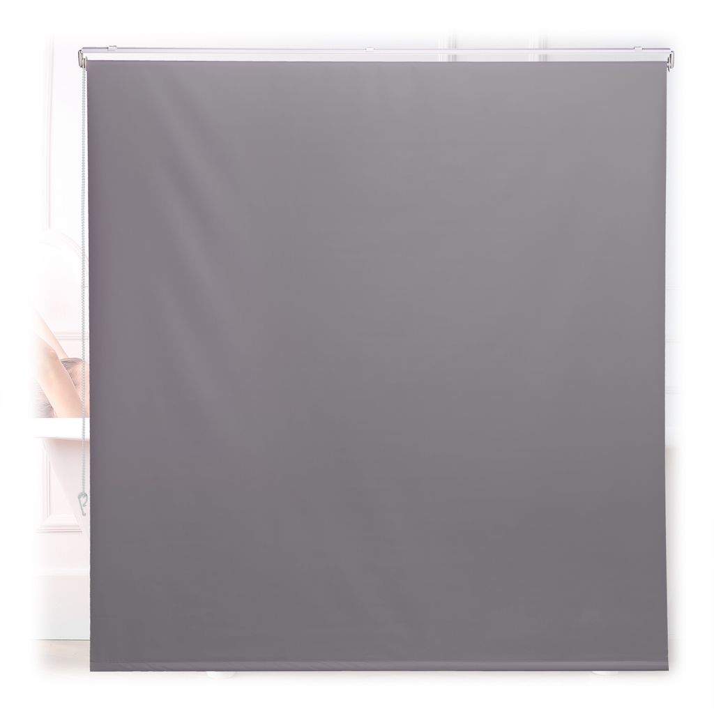 Duschvorhang - 160 x 240 cm - Dusche & Badewanne - wasserabweisend - Decke & Fenster - grau