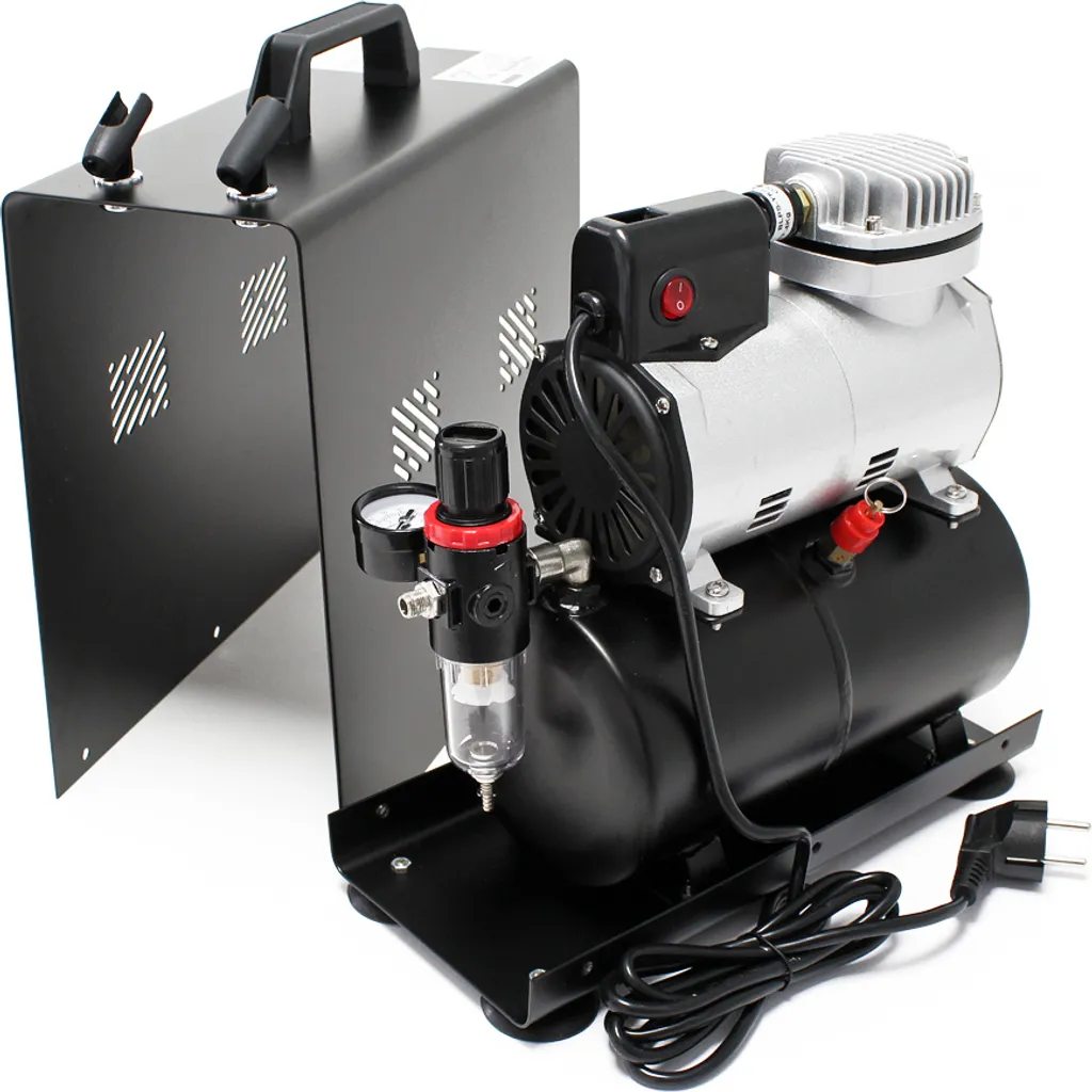 Wiltec AF186A Compressore Aria 3L - Prezzo Outlet per Aerografia - 3