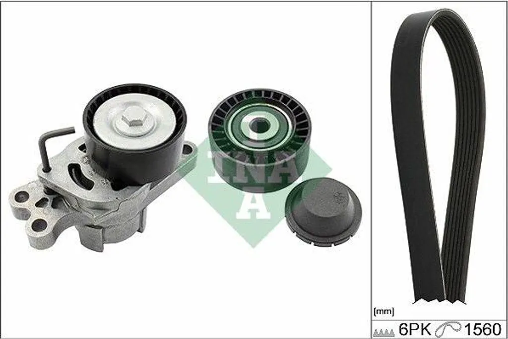 Kit de courroies pour révision moteur Peugeot 206 et Citroën Berlingo OE