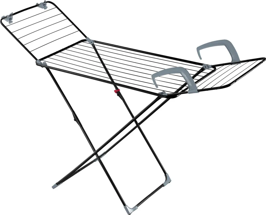 Séchoir à linge spécial balcon et extérieur pliable avec 4 roulettes