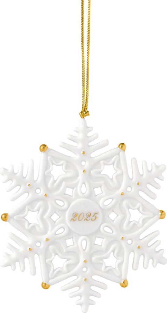 Villeroy & Boch Christbaumschmuck Hänger Schneeflocke 2025 BHT .70x10.50x9.10