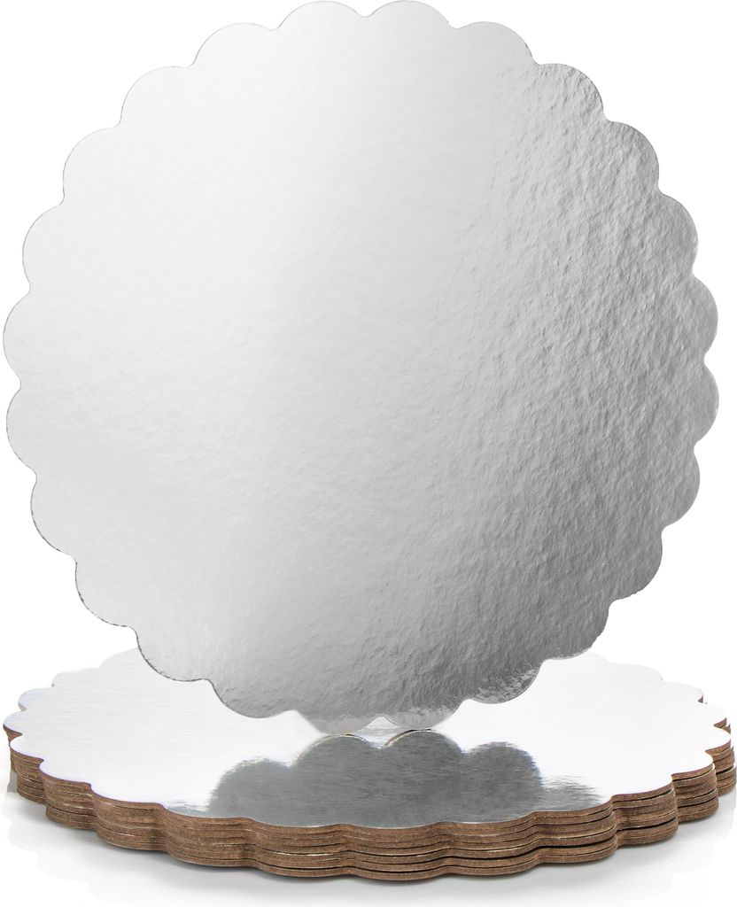 com-four® 8x beschichtete Torten-Unterlage  Ø 30 cm x 2 mm Produktbild 