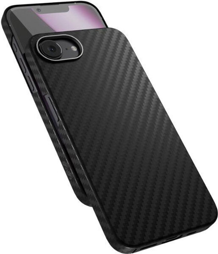 Epico Mag Carbon Fall für iPhone 16e - černá