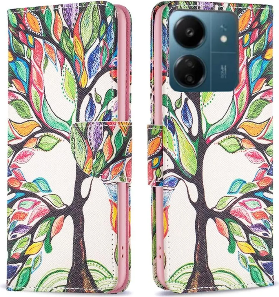 Custodia a portafoglio per Xiaomi Redmi 13C/Poco C65, modello 8