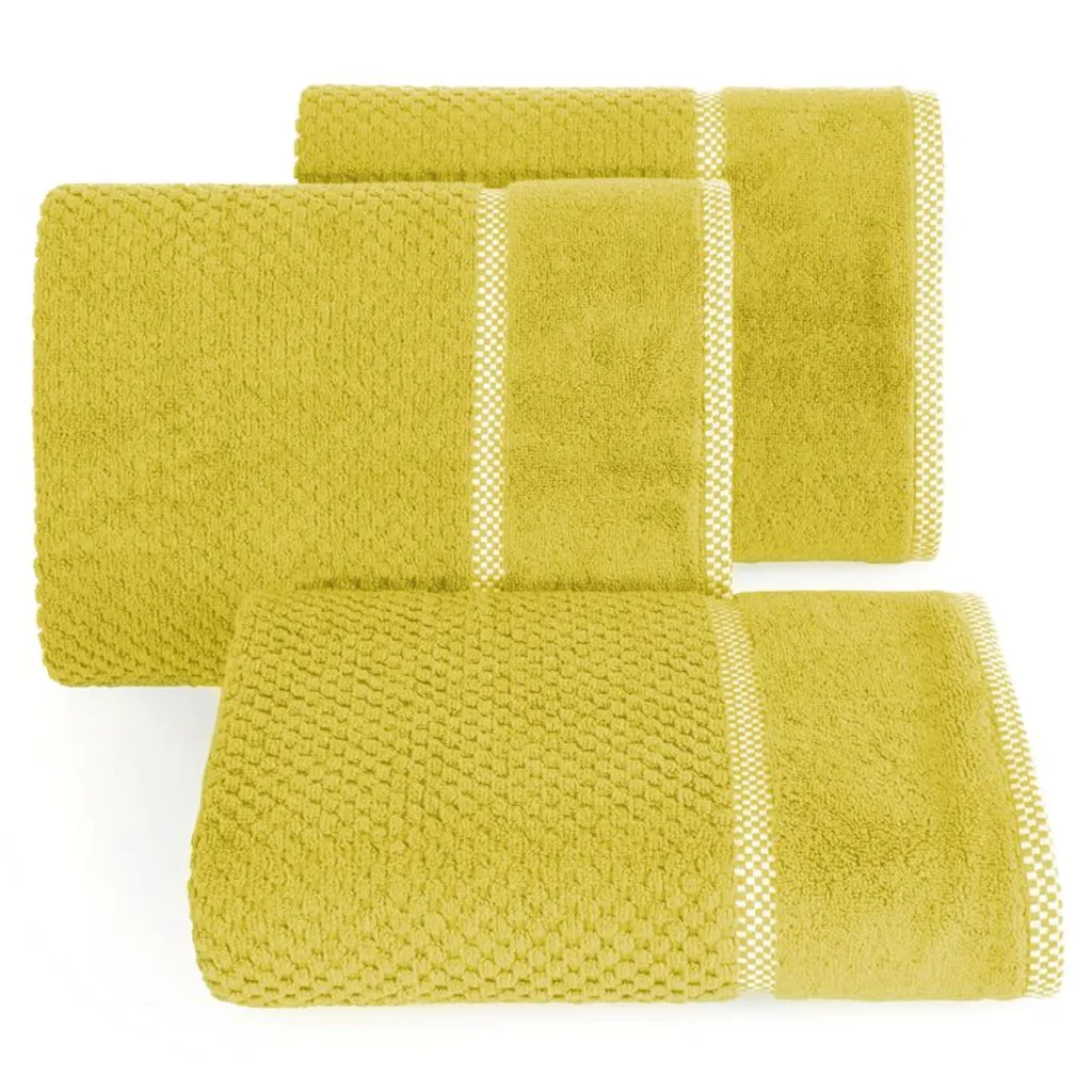 Asciugamano Viso Caleb Eurofirany 50x90 Cotone 540g Senape