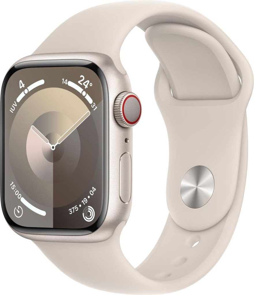 Apple Watch Series 9 , Touchscreen, 64 GB, WLAN, GPS, 32,1 Produktbild 