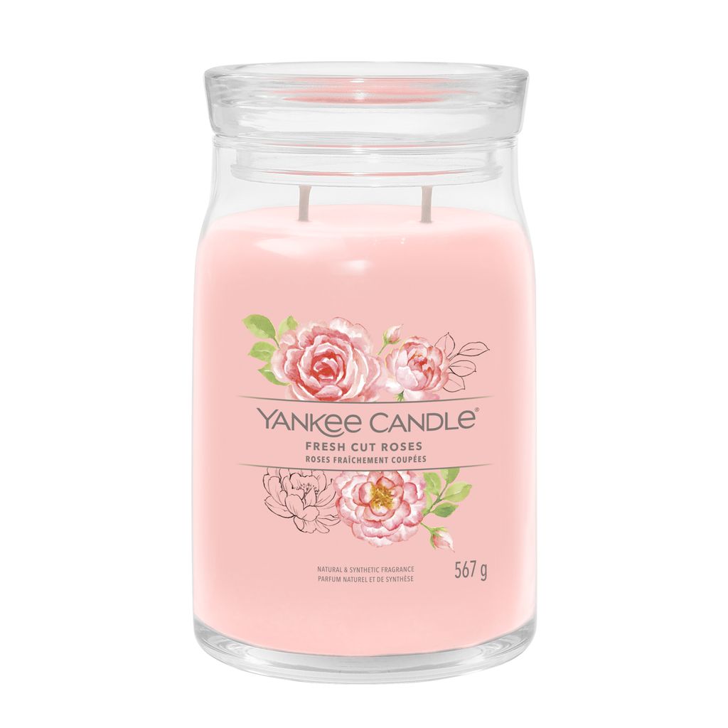 Yankee Candle Fresh Cut Roses Signaturkerze 567 g