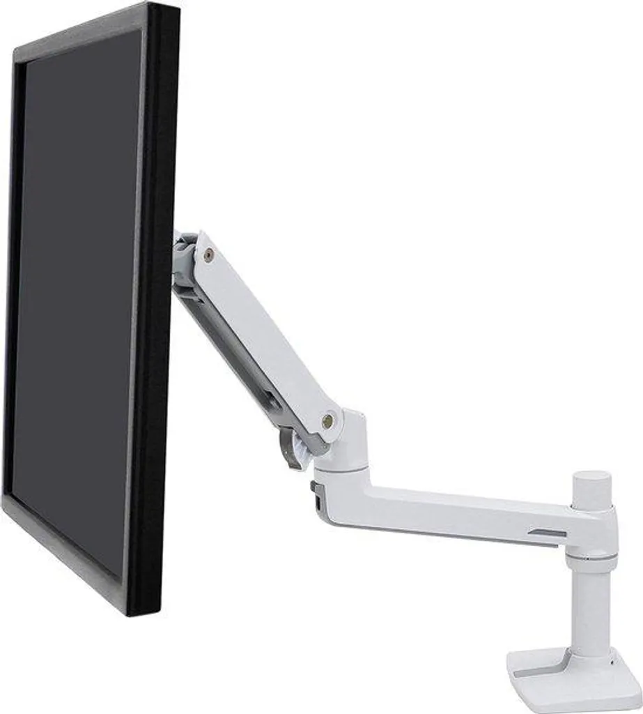 Bras écran noir moniteur simple en plastique ABS léger et orientable