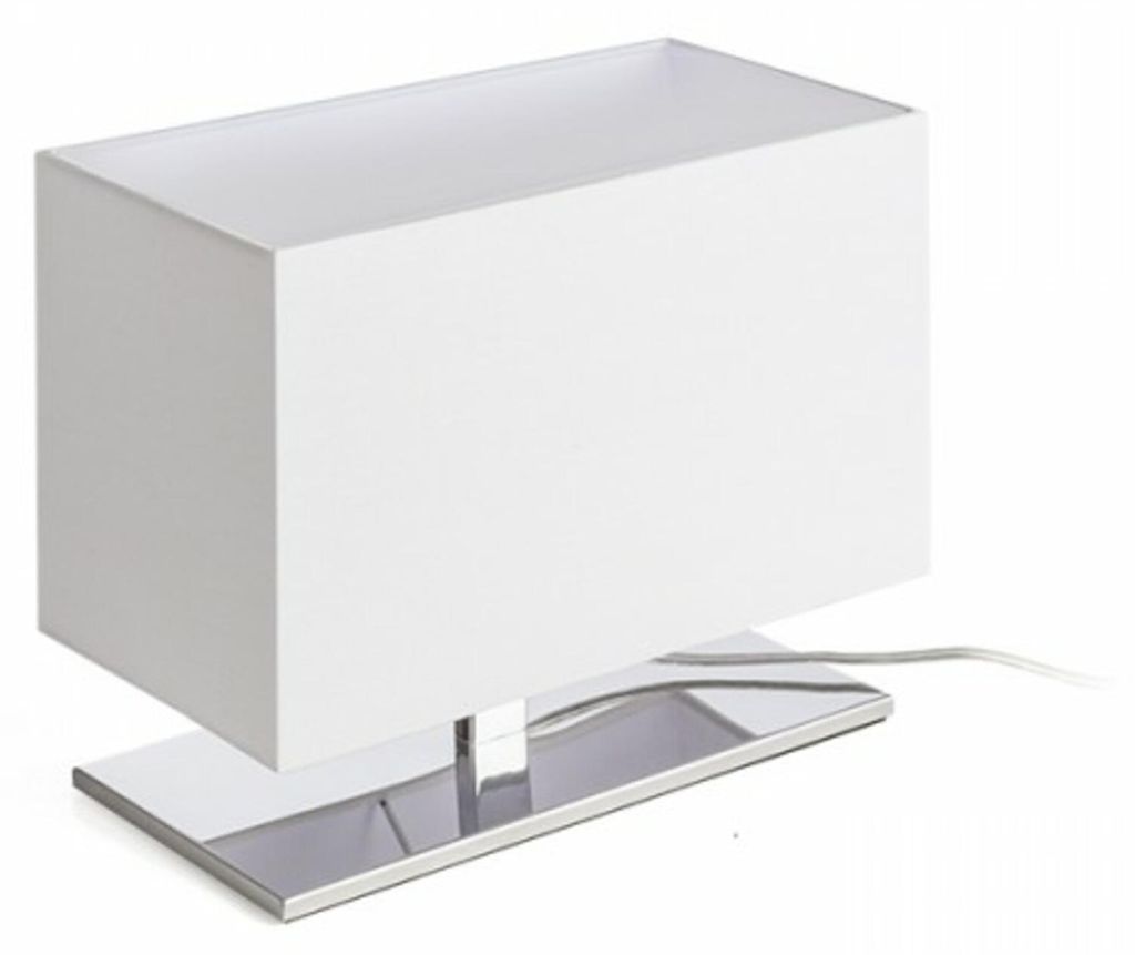 RED - DESIGN RENDL RENDL PLAZA S Tisch, weiß verchromt, 230 V, E27, 42 W, R11973