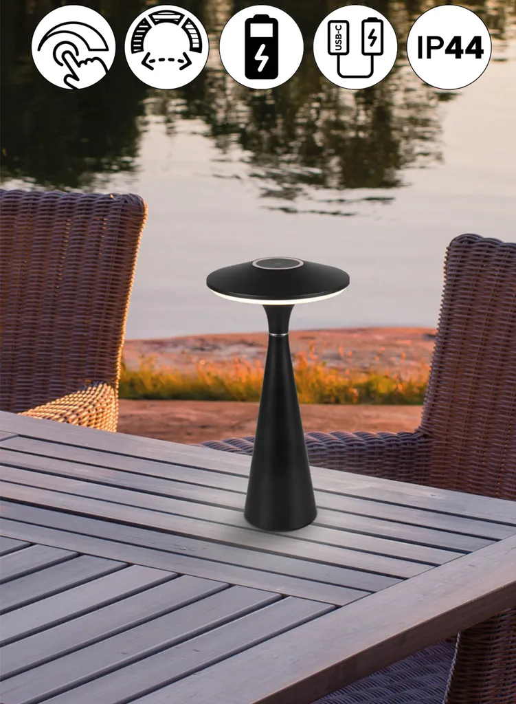 Lampe de table à poser rechargeable pour éclairage d'appoint extérieur - 15