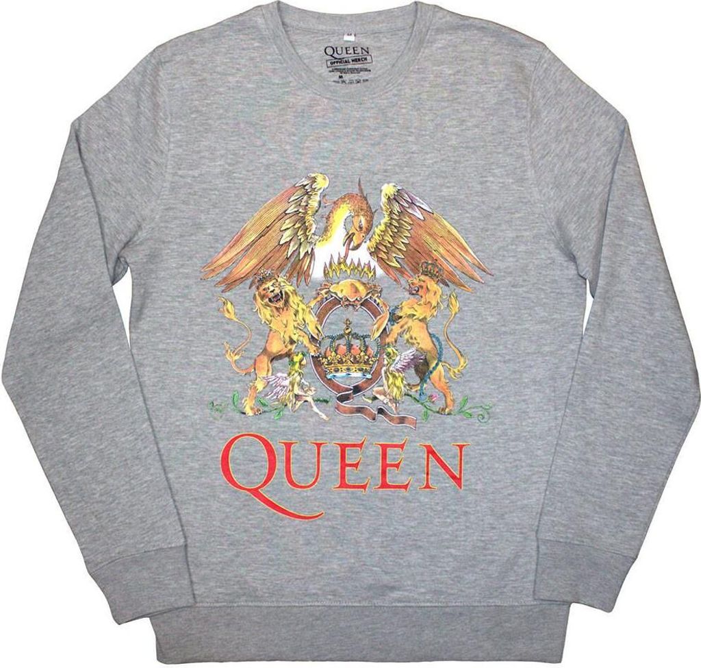 Queen - "Classic" Sweatshirt für Herren/Damen Uni RO12839 (XS) (Grau)