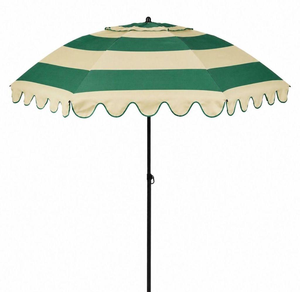 Mica Decorations Neigbarer Sonnenschirm mit Rüschen - Produktbild 