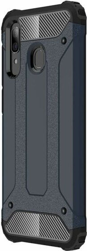 Hybrid Armor robuste TPU/PC Panzer Handyhlle Hard Case fr Samsung Galaxy A30 blau