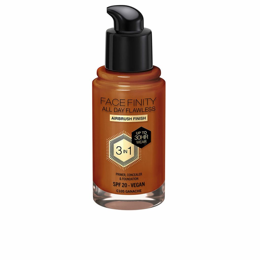 Max Factor Facefinity All Day Flawless 3 In 1 Foundation C105-Ganache 30ml