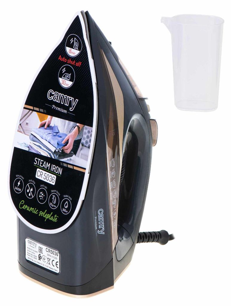 Żelazko Parowe 3400W ANTI-DRIP ANTI-CALC Strażak Zdjęcie produktu 