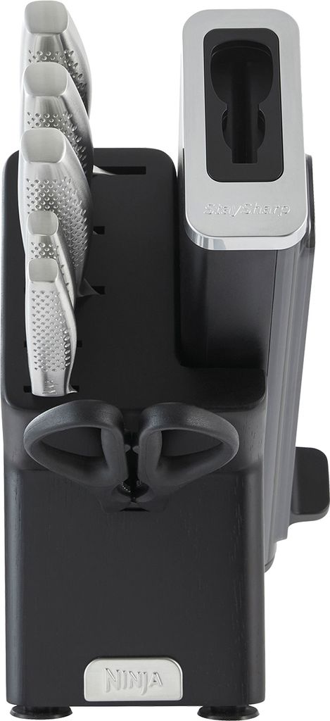 NINJA StaySharp schwarz Messerblock mit Schleifer Produktbild 
