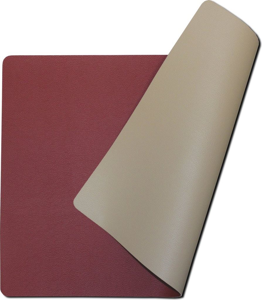 4er Set Platzsets - Abwaschbar - Lederlook - Kunstleder - Produktbild 