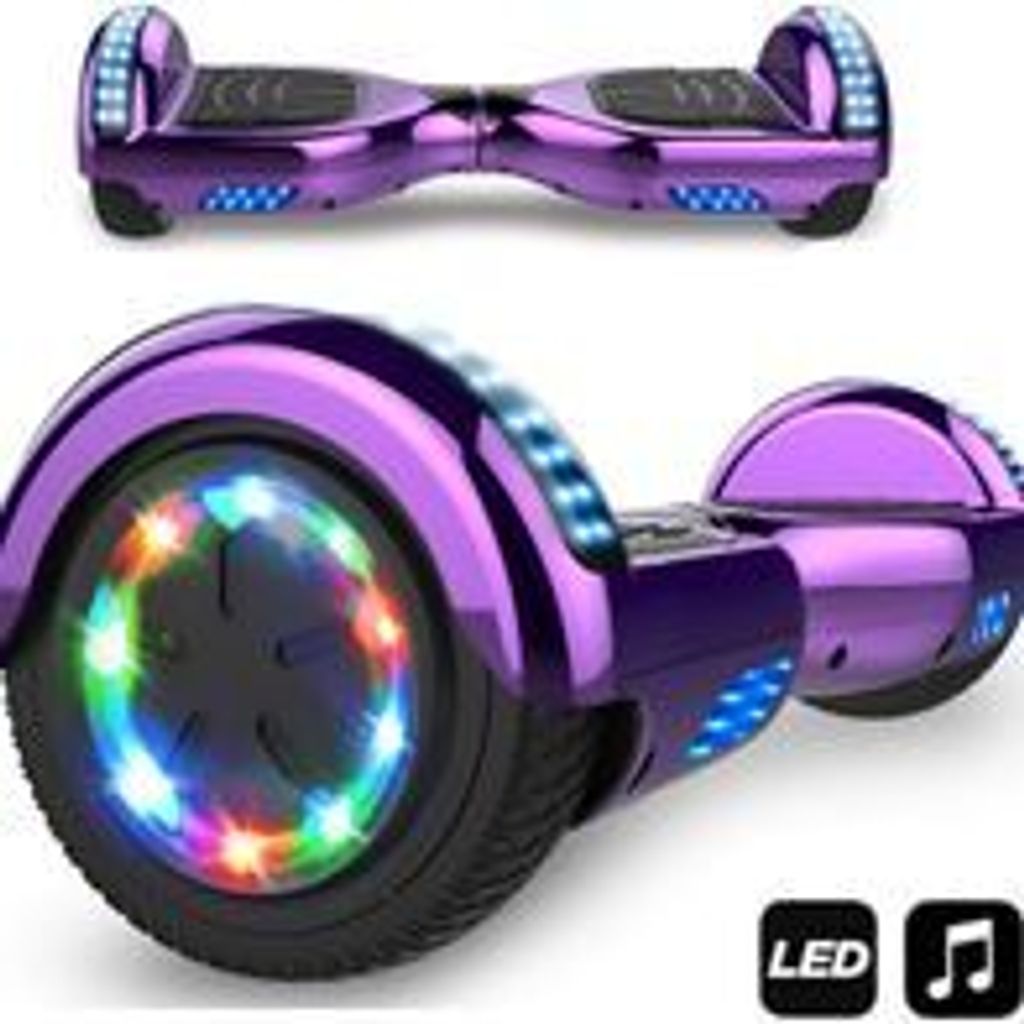 GeekMe Hoverboard 6,5 Zoll Hoverboard Kinder Starker Dual Motor,Bluetooth Lautsprecher,LED,Hoverboards für Kinder und Jugendliche